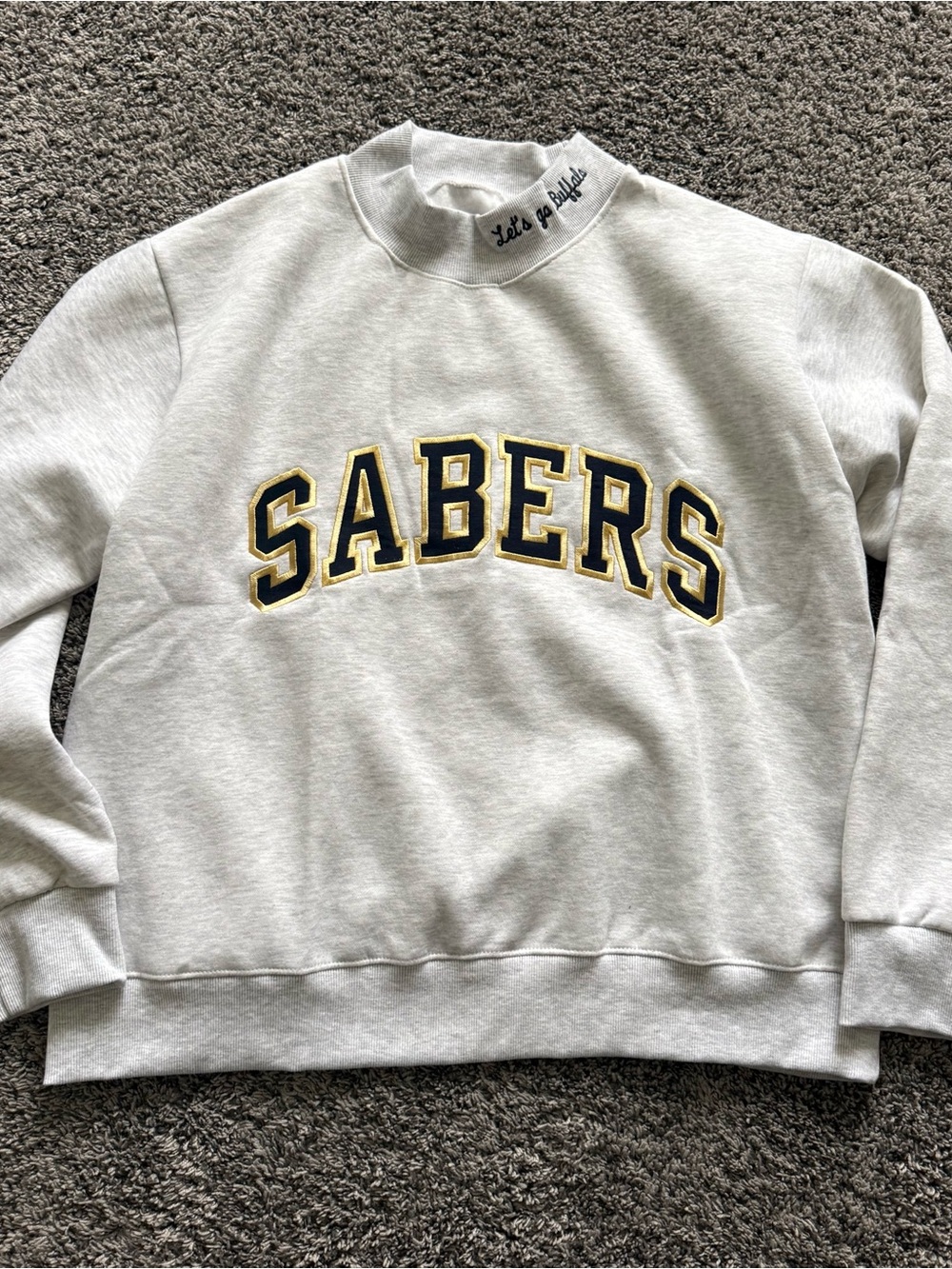 Buffalo ‘Sabers' Oversized Mockneck Sweatshirt